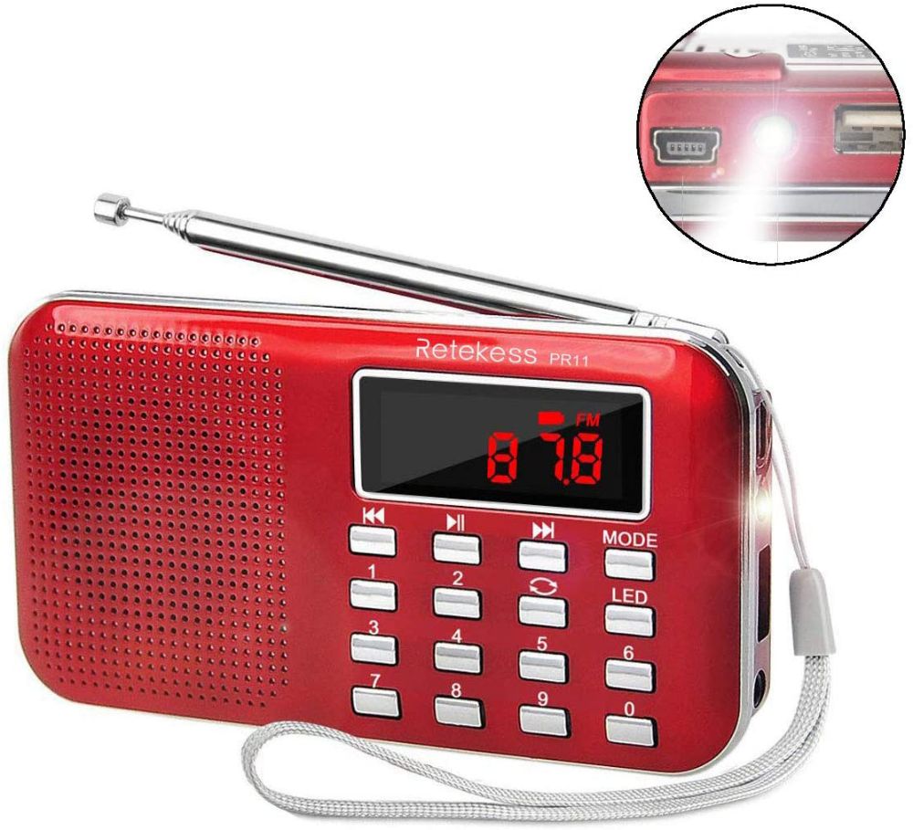 Retekess PR11 Radio de Poche AM FM Radio  Radio Portable  Radio Numérique 