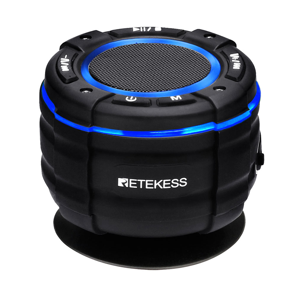 Retekess TR622 Radio de Douche Enceinte Bluetooth,Radio Étanche IP67