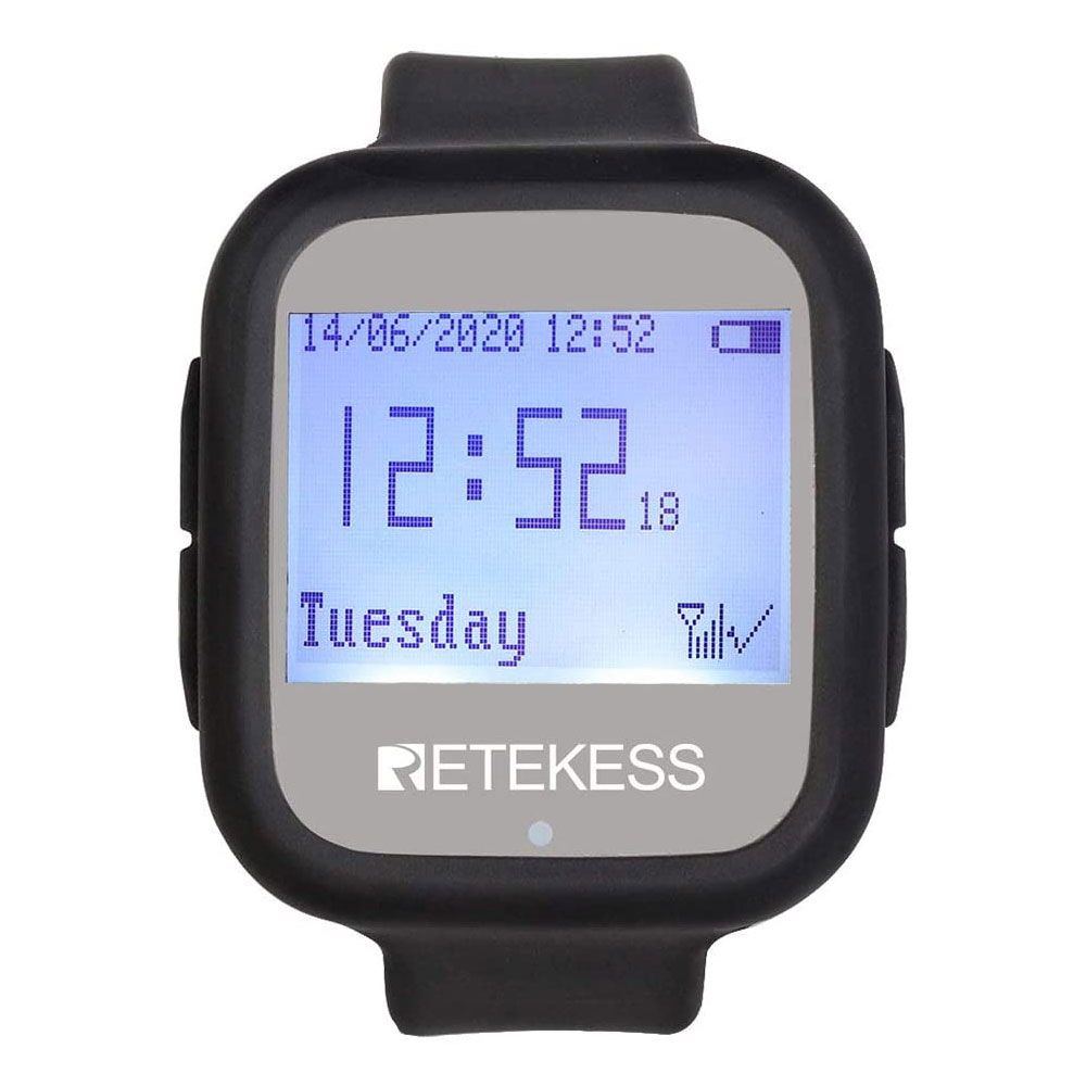 Retekess TD106 Système de Pager sans Fil Récepteur de Montre pour Hôpital Restaurant