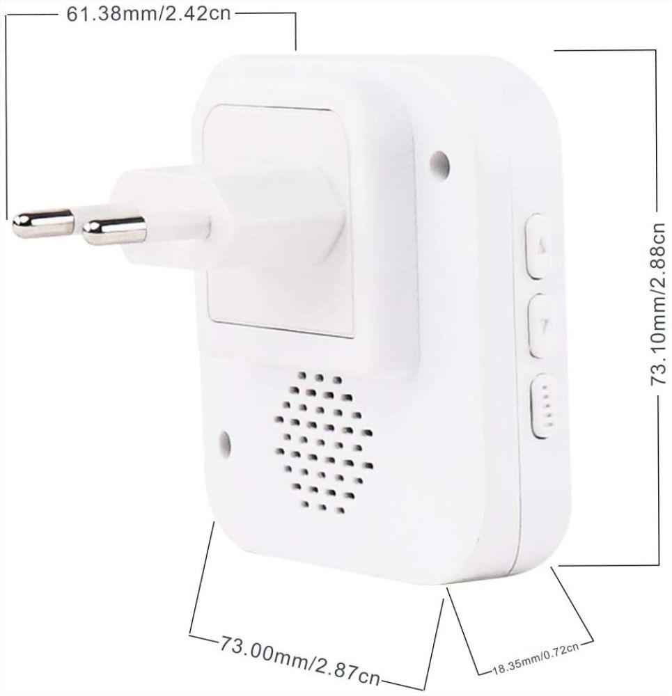 Retekess TH102 Système d'Appel d'Urgence sans fil, Bouton d'Appel Adapté aux Personnes âgées et aux Femmes Enceintes