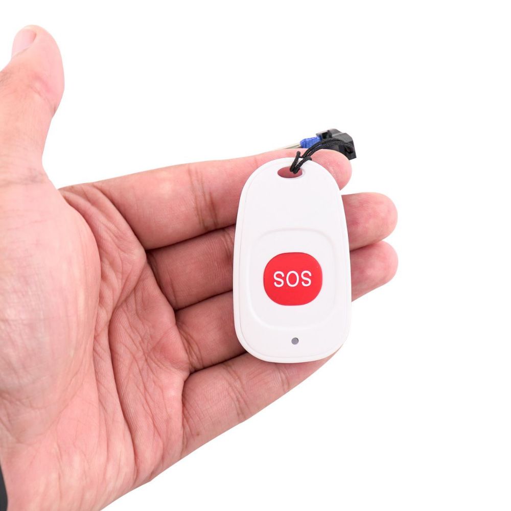 Retekess TH101 Système d'Appel d'urgence sans Fil Petit Bouton SOS et Sonnette Récepteur pour Enfants Âgés en Maison Hôpital Famille