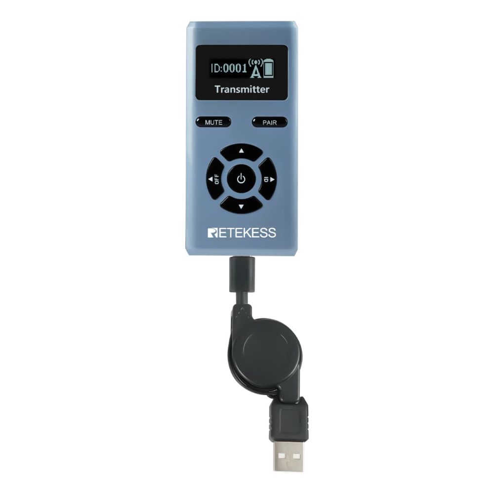 Retekess TT106S Émetteur de Guide Touristique sans Fil et Pratique 