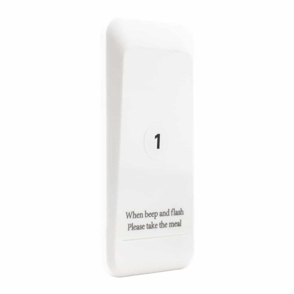 Retekess TD157 Système de Bipeur 20H Mini Système d’Appel sans Fil Écran Tactile Pager Ajoutés Longue Durée de Veille