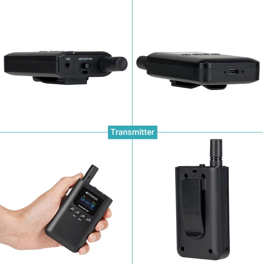 TT125 Système de Visites Guidées Whisper pour une Longue Durée de vie de la Batterie