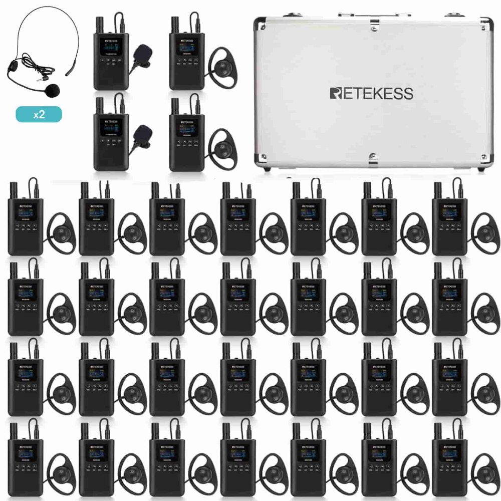 TT125 Système de Visites Guidées Whisper pour une Longue Durée de vie de la Batterie