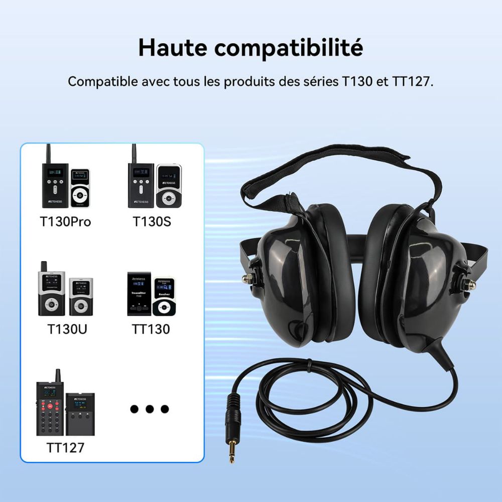 T130P TT034 Système de Guide Touristique sans Fil Présentation Usine des Solutions de Réduction du Bruit