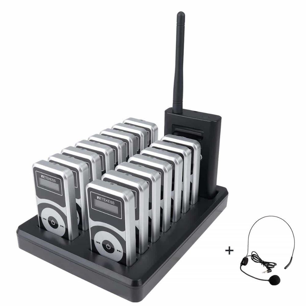 Retekess T130P T131P Système de Guide Radio pour la Communication d'équipe, Visites d'usines de Fabrication