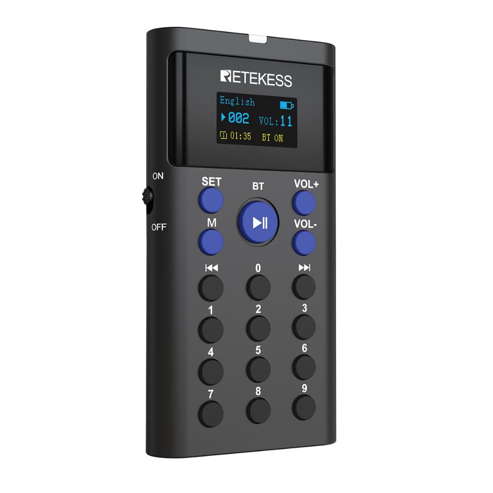 Audioguide TT128 Récepteur pour les Visites Autoguidées Retekess