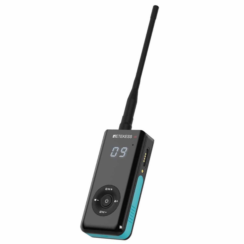 Retekess TT120 Système de Communication pour l'Entraînement à la Natation, Étanche IP68, Système Indispensable pour l'Entraînement à la Natation et les Sports Nautiques