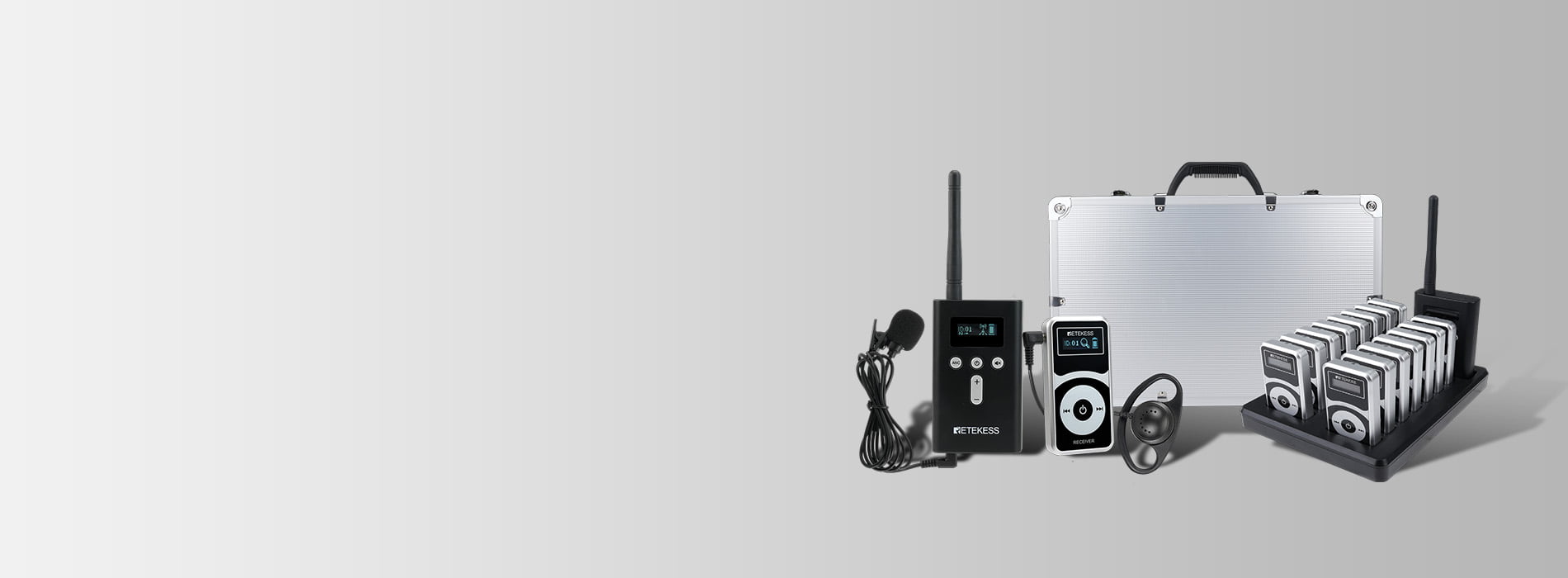 Retekess T130P Système audio pour guide touristique