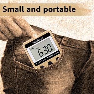Retekess V112 Petite radio portable avec casque doloremque