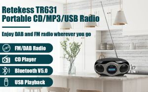 Retekess TR631 DAB Radio with CD Player doloremque