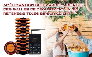 Amélioration des jardins à bière et des salles de dégustation avec Retekess TD156 Bipeur Client doloremque