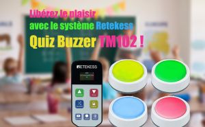 Libérez le plaisir avec le système Retekess Quiz Buzzer TM102 doloremque