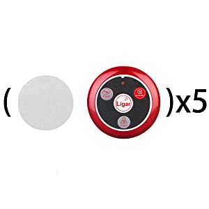 bipeur restaurant serveur T117 Bouton d’Appel sans Fil Émetteur Portugais