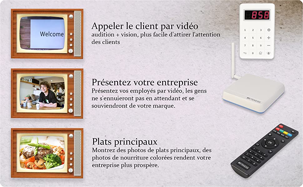 Retekess TD015 Système d'appel Vidéo Retekess TD015 Système d'appel Vidéo