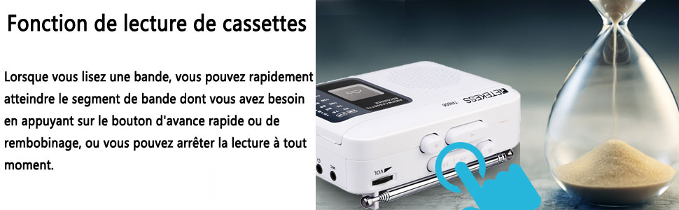 Cassette playback Cassette playback