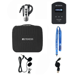 ensemble de systeme de guide touristique sans fil retekess tt106
