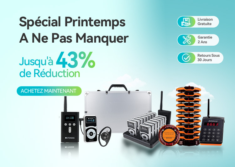 Vente de printemps Retekess
